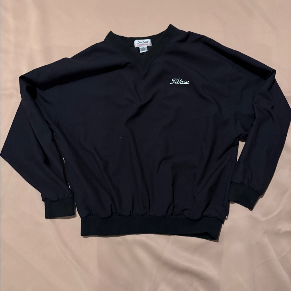 Titleist Men's V-Neck Black Sweater